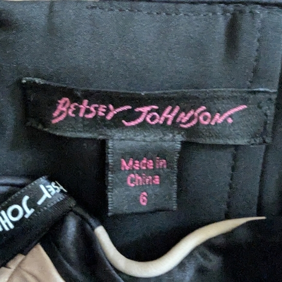 Betsey Johnson 100% Silk Polka Dot Strapless Mini Dress - Coquette Retro - 6 - Picture 9 of 10